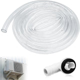 3Ft Portable Air Conditioner Drain Hose, 3/5 Inch Leakproof AC Drain Hose Kit, Universal AC Drain Hose Drain Pipe Replacement with Hose Connector and Clamp, Window Air Conditioner Unit Parts