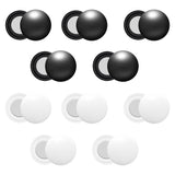 10Pcs Marathon Running Bib Clips Magnets for Runners Race Number Bib Clips Buckles Fixing Fastener, Running Accessories White Black Replacement for pins for Triathlon Cycling Field Competition Supplie
