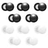 10Pcs Marathon Running Bib Clips Magnets for Runners Race Number Bib Clips Buckles Fixing Fastener, Running Accessories White Black Replacement for pins for Triathlon Cycling Field Competition Supplie