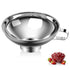 Canning Funnel for Kitchen Use, Wide Mouth Food Grade Stainless Steel Funnel for Wide and Regular Mouth Mason Jar, Deal for Filling Bottle, Liquid and Solid