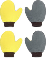 4 Pack Painter's Gloves, Soft Microfiber Terry Mitts for Cleaning, Dusting, and Painting