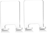 Adhesive Razor Holder, Wall Mount Shower Razor Hooks for His and Hers, Acrylic, Waterproof, Clear, 2 Pcs