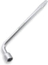 Car Spare Tire Lug Wrench for Jack, 13/16" High Carbon Steel L-shaped Tire Replacement Tool L Type Strong Hexagon Slotted End Socket Wrench