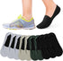 10 Pairs No Show Socks Women Men Low Cut Liner Socks Ice Silk Socks Nonslip Liner Socks Invisible Socks Thin Socks