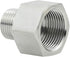 Stainless Steel Garden Hose Adapter, 3/4" GHT Female x 1/2" NPT Male Connector