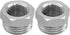 Stainless Water Line Adapter 3/8 Female to 1/2 NPT Male Reducer - Compression Fitting for Kitchen Bathroom Faucet Supply Hose, Stop Valve, Pipe Connector (Pack of 2)