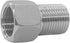1/2" Female to 1/2" Male Extension Pipe Nipple Connector, Stainless Steel Pipe Longer Fitting Adapter 1.57" Length (40 mm)