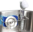 3-in-1 Sponge Holder for Kitchen Sink with Dish Brush Holder, Stainless Steel Caddy for Soap, Scrubber, No Drill and Rustproof, Silver