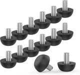 M8 Adjustable Furniture Leg, 304 Stainless Steel Furniture Feet, 8mm x 1.25 Screw-in Leveling Feet, Outdoor Patio Furniture Legs Leveler Replacement for Table, Chair, Desk, Cabinet (12Pcs)