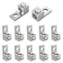 12Pcs Aluminium Mechanical Lugs, 1-Hole Quick Connect Terminal Mechanical Lug 2AWG TA-2 1B2U