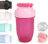 16oz Shaker Bottle，Leak Proof Sports Shaker Cups for Protein Shakes，Shaker Bottle for Pre Workout and Travel To Go，BPA Free & Easy Clean Protein,Pink