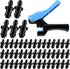 51 Pcs Drip Irrigation Hole Punch Tool Set, Drip Irrigation Punch Tool 50 Pcs 1/4 Inch Goof Plugs for Outdoor Garden Lawn Pipe System Hose Tubing(Fresh Style)