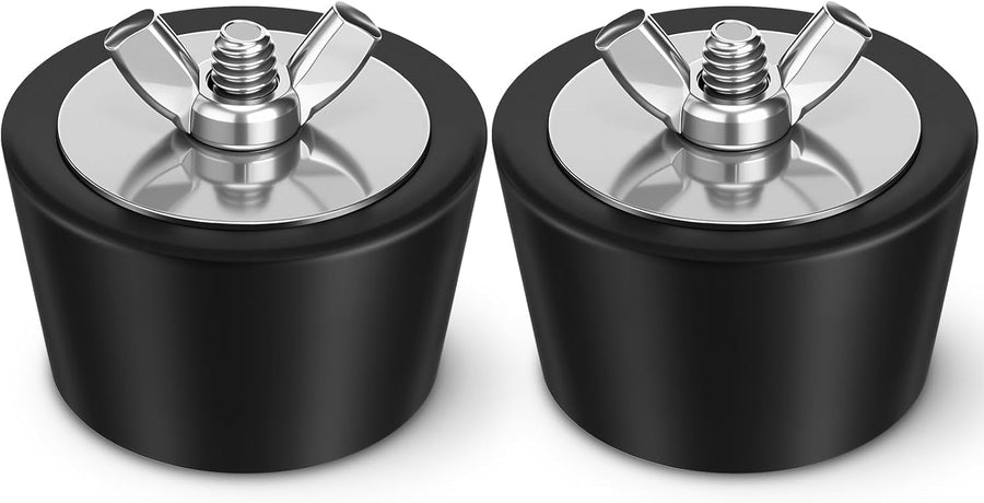 2 Pcs 1.5 to 1.75 Inch Pool Winterizing Plugs PVC/Steel Pipe Plugs Rubber Hole Stoppers for Swimming Pool Return Skimmer Winter Expansion with SS Screw Stainless Steel Bolt Heavy Duty Rubber