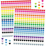 6000Pcs Heart Stickers - 1/2Inch Tiny Mini Small Heart Shape Sticker for Teen Adult Happy Valentines Day Hearts Stickers Self Adhesive Love Sticker for Envelope Seal Card Crafts Gift Packaging
