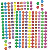 6000Pcs Smiley Face Stickers - 3/8'' Holographic Happy Face Stickers Cute Reward Sticker for Kids Classroom Self Adhesive Positive Incentive Sticker for Teacher Calendar One Happy Dude Birthday