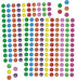 6000Pcs Smiley Face Stickers - 3/8&