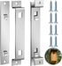 2 Sets Bird House Hanger Bracket Stable Rust Proof Galvanized Steel Mounting Bracket for Securing Bird Houses Nesting Boxes Feeders, Quickly Remove for Cleaning (Silver)
