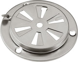 Stainless Steel BBQ Smoker Air Vent - Adjustable Grill Damper for Controlling Airflow - Replacement Parts for Grill and Smoker Vents - 1 Pack