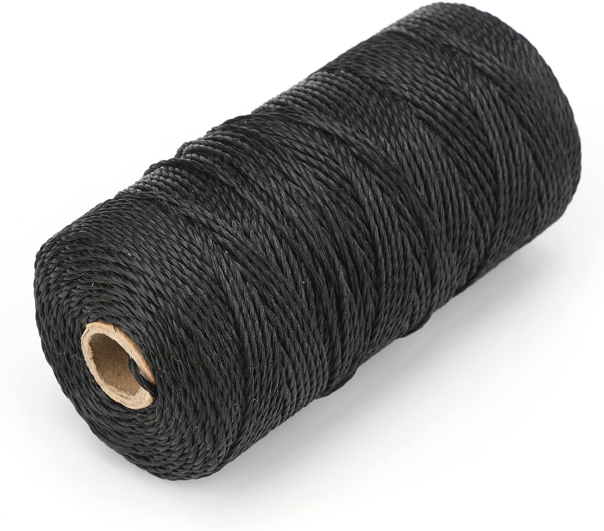 426 Feet Black Nylon Twine #36 Mason Nylon String Line, Gardening Nylon String, Durable Twisted Construction String Building Line for Climbing Plants, Gardening, Crafting