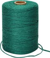 656Feet Green Twine String - 2MM Thick Natural Jute Twine String Heavy Duty Garden Twines Strings Hemp Rope for Climbing Plants Gardening Tomatoes Crafts Gift Wrapping Christmas Decorations