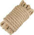 Jute Rope - 1/2 inch, 33 Feet x 12mm Thick, Heavy Duty Strong, Natural, for Crafts, Cat Scratching Post, Bundling, Hanging, Decorative