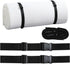2 Pack Heavy Duty Adjustable Nylon Tie Down Straps with Quick-Release Buckles Yoga Mat Straps for Camping Gear Moving Luggage Mattress & Outdoor Equipment Multi-Purpose Securing Strap (Black-2Pcs)