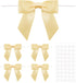 50Pcs Twist Tie Bows,3.5&