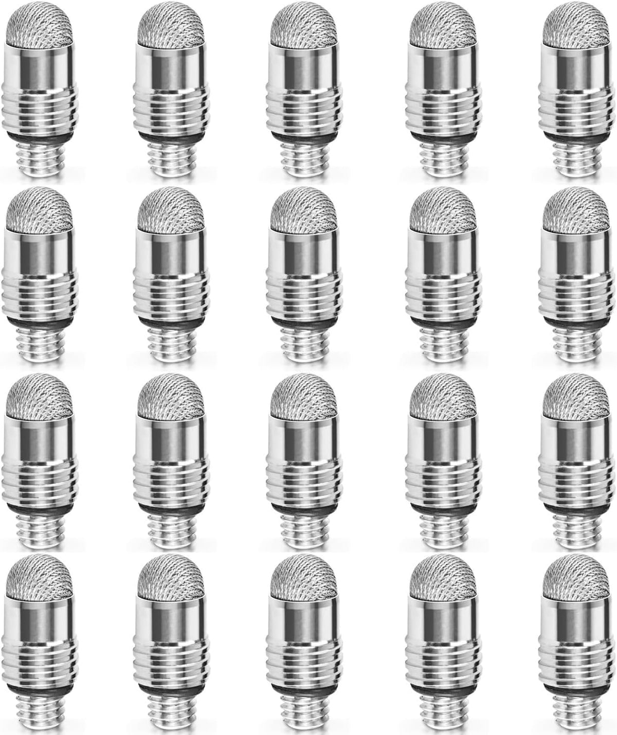 Mesh Fiber Tips (10 Pack)  Stylus Pen Replacement Tips Suitable for capacitive Touch Screen,High Sensitivity, Soft, no Scratch Screen Pen tip