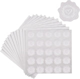 Heart Envelope Seals, Silver Embossed Wax Seal Looking, 300Pcs Wedding Envelope Stickers, Self-Adhesive Silver Foil Stamps for Wedding Invitation Card Bridal Shower Party Favors