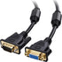 VGA Extension Cable (VGA Cable Male to Female) - 6 Feet, Not Dual Male Cord, Not for DB9/Serial Use