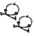 2-Pack 15 Pin SATA to 4 SATA Power Splitter Cable - 18 Inches