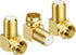 3-Pack Gold-Plated F-Type Right Angle RG6 Coaxial Adapter (90 Degree Coaxial Connector, Male to Female Coax Cable Connector)