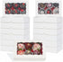 20pcs 7x4.3x2 Inch White Bakery Treat Boxes with Window - Christmas Valentine&