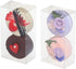 4.17x2.16x1.37Inch Chocolate Covered Orec Boxes Macaron for 2 Mini Treat Chocolate Truffle