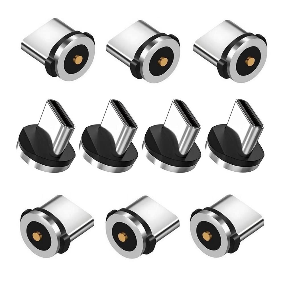 Magnetic Charging Tips Series (Type-c Tips)/10pc,Magnetic Type-C Tips,Just Charger Tips Without USB Cable&Non-Data