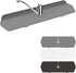 Sink Drain Mat Behind Faucet,Faucet Guard Draining Mat, 90° Foldable Tap Draining Mat for Kitchen Sink with 2 Water Ports, Faucet Drain Mats for Kitchen, Bathroom, etc (Gray, 17.7"*5.78")