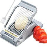 Heavy Duty Stainless Steel Wire Egg Slicer for Hard Boiled Eggs & Strawberry Other Soft Food