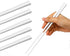 Ceramic Chopsticks Set of 5, Porcelain Chinese Chopsticks Easy To Clean, 9.6-Inch (White)