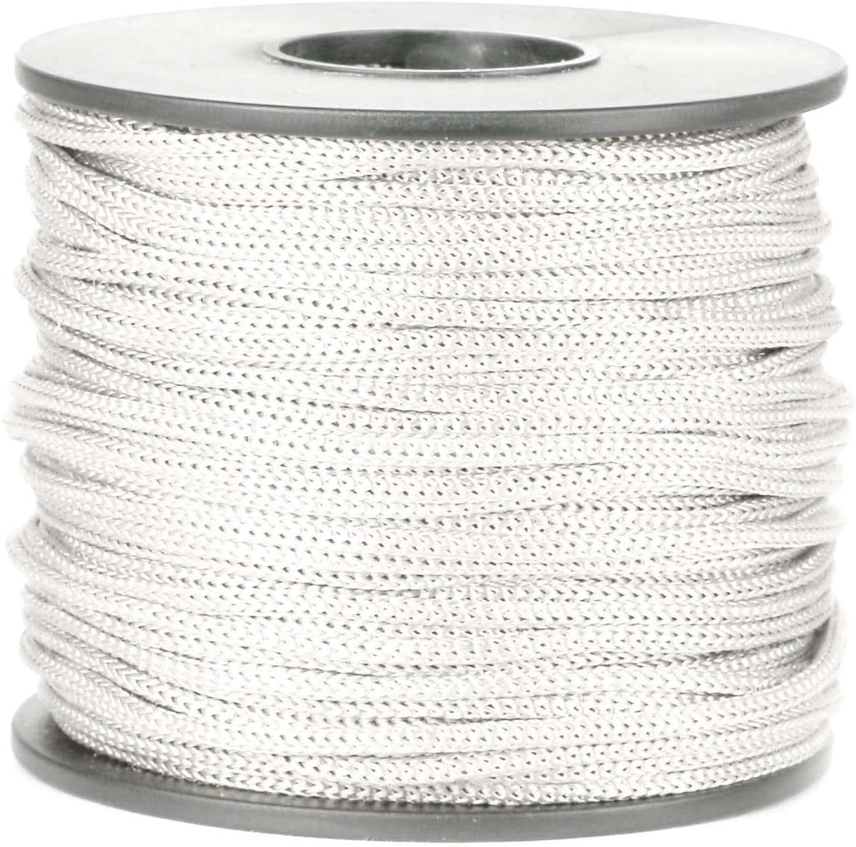 Nylon Satin Cord, 2mm 50 Yards Braided Lift Shade Cord for Necklace Bracelet String Cord, Blind Shade, Trim and Shoelaces (White)