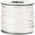 Nylon Satin Cord, 2mm 50 Yards Braided Lift Shade Cord for Necklace Bracelet String Cord, Blind Shade, Trim and Shoelaces (White)