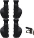 2 Pair Universal Rollator Hand Grip Replacement Parts for Rollator and Wheelchair Left and Right Hand Grips for Drive Rollator