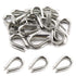 M5 Stainless Steel Thimble for 5/32" - 3/16" Dia Wire Rope Cable Thimbles Rigging-20pcs