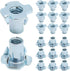 50 Pack 1/4"-20 T-Nuts, Four Pronged Tee Nut for Wood, Rock, Climbing Holds, Cabinetry (1/4"-20 x 9/16")
