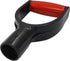 D Grip Snow Shovel Handle, 32mm Inner Diameter Plastic Handle Snow Scoop Garden Accessory, Ergonomic Tool for Digging/Raking(Red, 1 Pack)