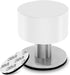 White Door Stops with Extra Stickers, No Drill Heavy Duty Rubber Doorstops,Sound Dampening Door Stopper for Bottom of Door, Home & Office Use, 1 Pack