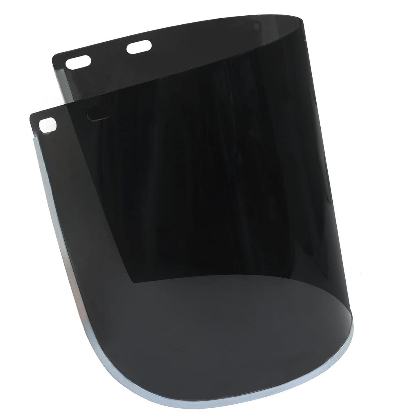 1 Pack Face Shield Replacement Lens, 15.5" x 8" Polycarbonate Protective Safety Visor Replacement, Impact-resistant Face Shield for Welding/Grinding/DIY/Cosplay Helmet (Black)