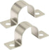 14 Pack 1 Inch Stainless Steel Conduit Clamps, U-Shape Bracket Pipe Clamps 2 Hole Fixing Clips, Universal Strap for Tube Pipe or Wire Cord Installation - Fits OD 25 mm(1") Tube