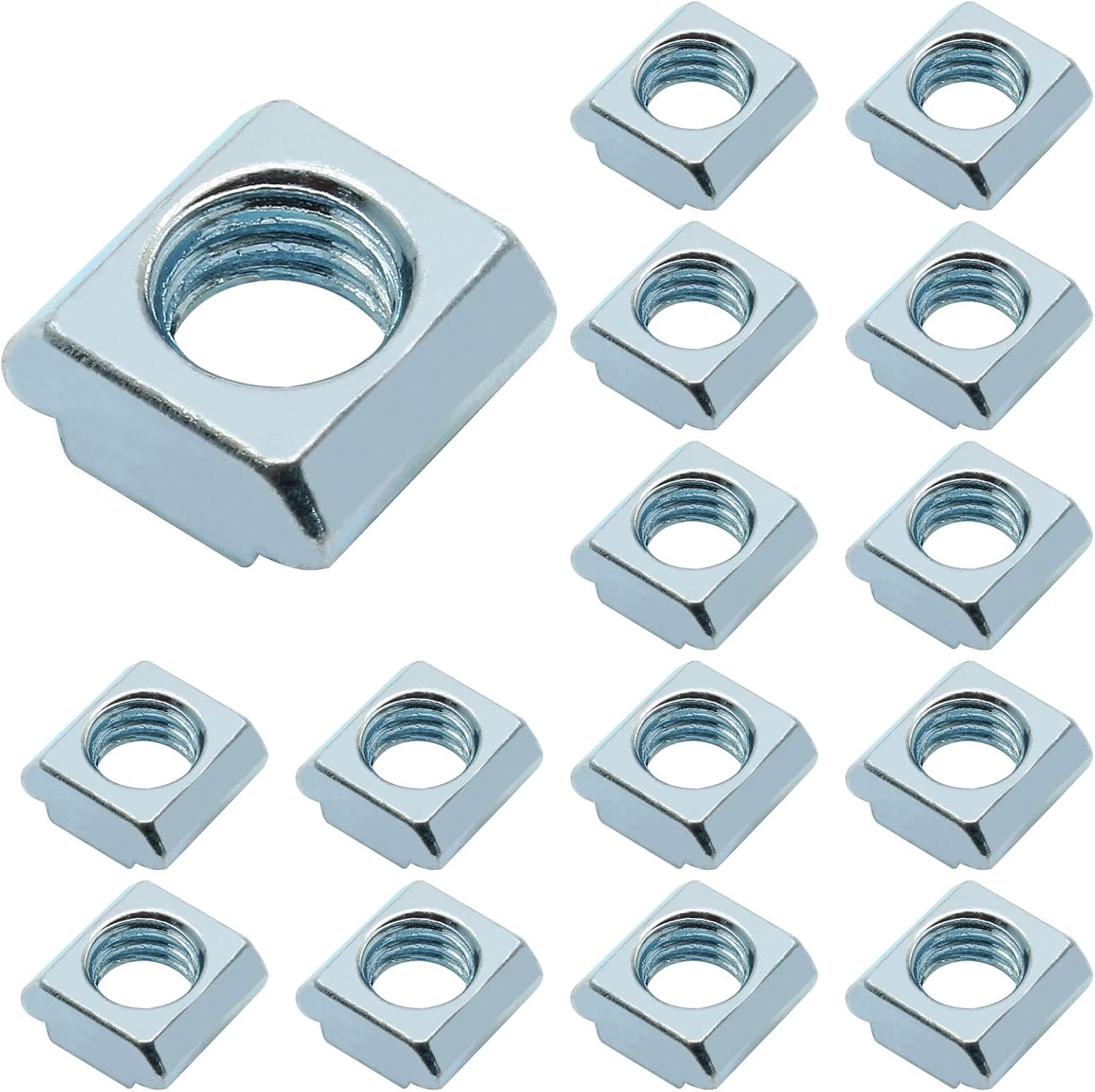 30pcs 2020 Series M6 T Nuts, Tee Sliding Slot Nuts Hammer Head Fastener Nut