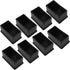 8 Pieces Rubber Furniture Leg Caps, 25mm x 50mm Rectangle Chair Table Leg Covers, Soft Furniture Feet End Cap Tips Floor Protector for Chair Table