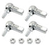 4 PCS m6 x 1.0mm Right Thread Ball Head Joint Rod End Bearing, Carbon Steel Ball Socket End Fitting for Hinge Door